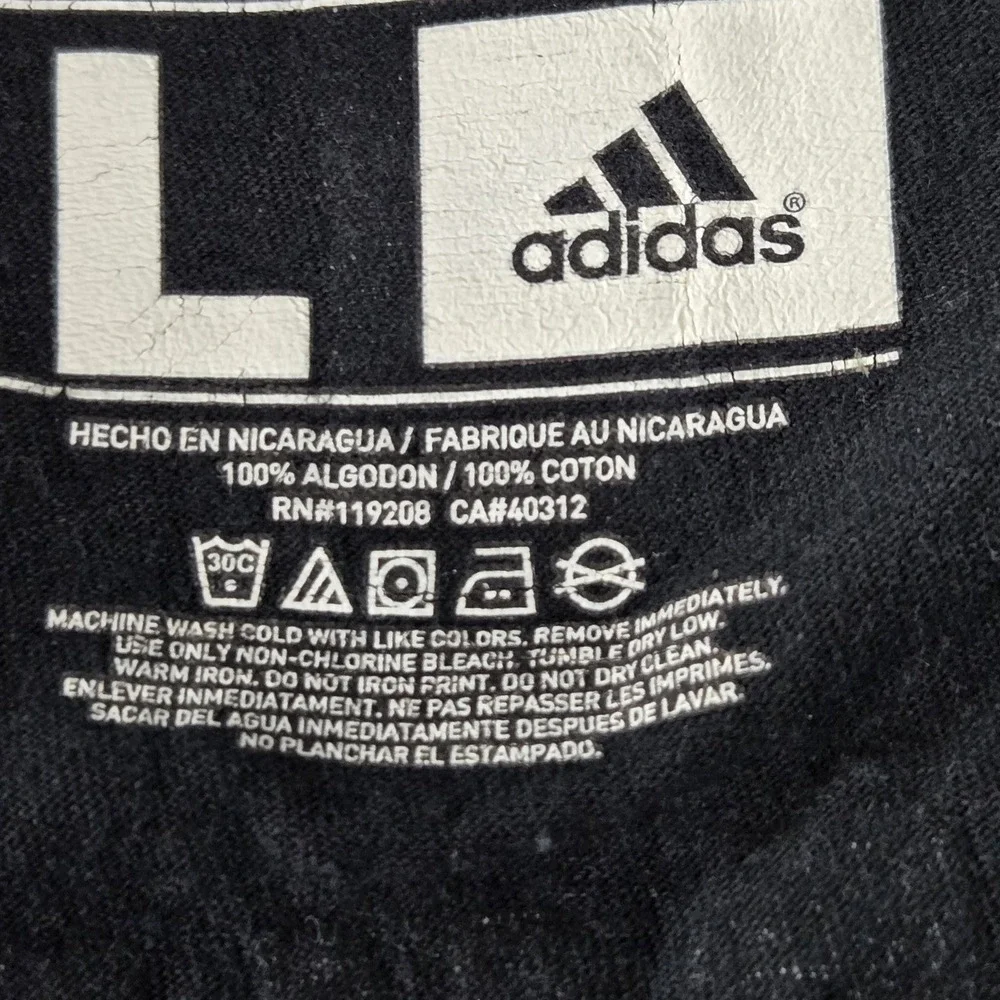 Los Angeles Lakers Men Shirt‎ L Black Adidas Graphic Kobe Bryant The Go-To Tee